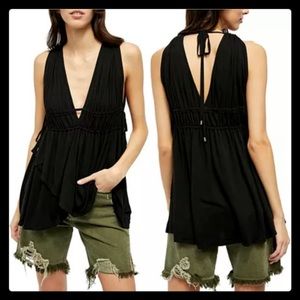 ❤️ Free People Med & XS Aries Plunge Neck Tank Top